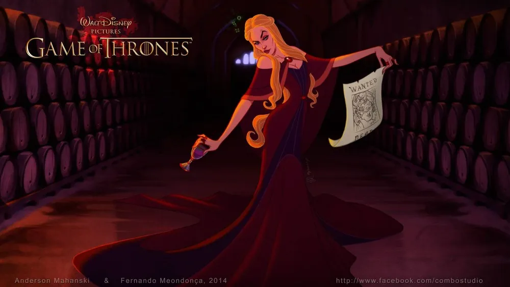 Game of Thrones Disney Style by Fernando Mendonca and Anderson Mahans