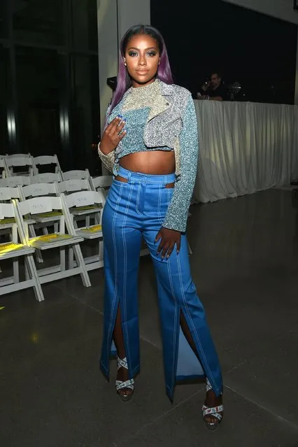 Singer Justine Skye attends the VFILES fashion show during New York Fashion Week at Spring Studios on September 7, 2016 in New York City. (Photo by Ben Gabbe/Getty Images)