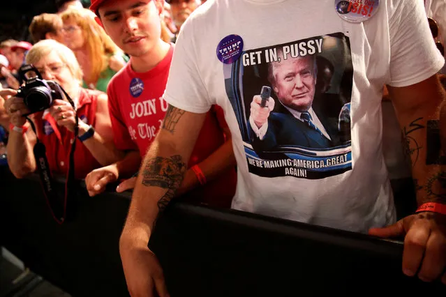 Supporters gather to rally with Republican presidential nominee Donald Trump at a campaign speech in Fort Myers, Florida, U.S. September 19, 2016. (Photo by Jonathan Ernst/Reuters)