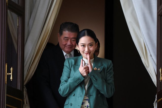 Thailand's Prime Minister Paetongtarn Shinawatra gestures, after Thailand's Constitutional Court suspended her from duty pending a case seeking her dismissal, at the Government House in Bangkok, Thailand, on July 1, 2025. (Photo by Athit Perawongmetha/Reuters)
