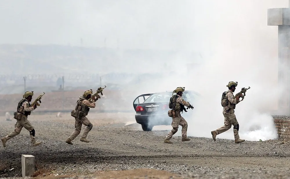 Afghanistan's Interior Ministry Special Forces Military Exercise
