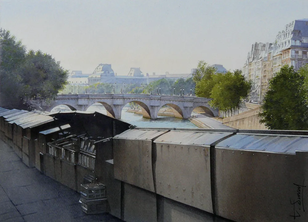 Watercolor Paintings by Thierry Duval