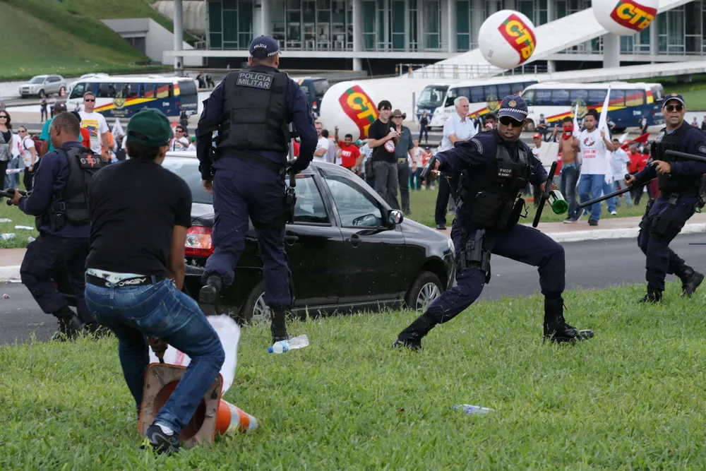 Confrontation in Brazil