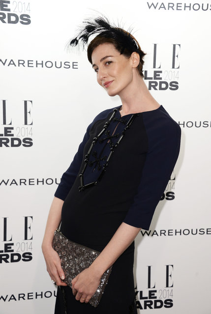Erin O'Connor attends the Elle Style Awards 2014 at one Embankment on February 18, 2014 in London, England.  (Photo by Ian Gavan/Getty Images)