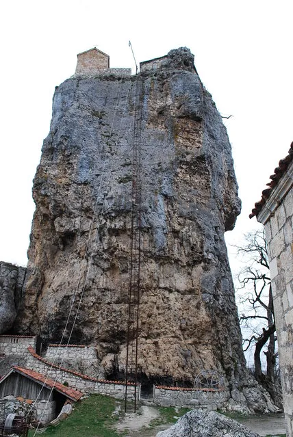 Katskhi Pillar In Georgia