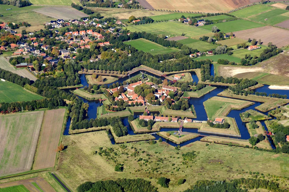 Fort Bourtange In Netherlands