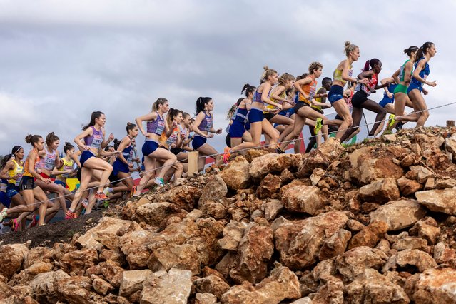 Athletes compete in the Women's U23 cross country races during the 30th SPAR European Cross Country Championships on December 08, 2024 in Antalya, Turkey. (Photo by Maja Hitij/Getty Images for European Athletics)