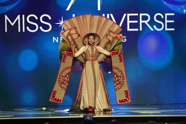 Miss Vietnam, Neuyen Thi Ngoc Chau walks onstage during The 71st Miss Universe Competition National Costume Show at New Orleans Morial Convention Center on January 11, 2023 in New Orleans, Louisiana. (Photo by Josh Brasted/Getty Images)