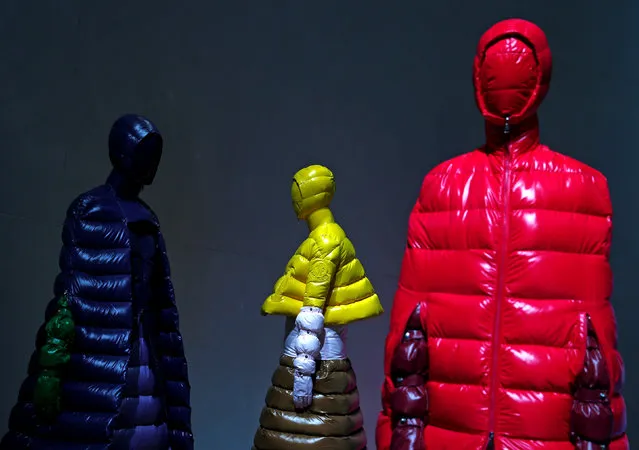 Creations from the Moncler Autumn/Winter 2018 women collection are seen during Milan Fashion Week in Milan, Italy February 20, 2018. (Photo by Tony Gentile/Reuters)
