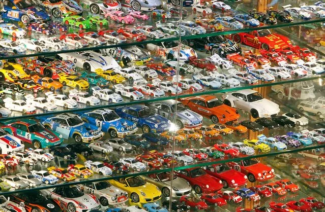 Picture shows part of Nabil Karam's largest collection of model cars inside his museum in Zouk Mosbeh, north of Beirut, Lebanon November 16, 2016. (Photo by Aziz Taher/Reuters)