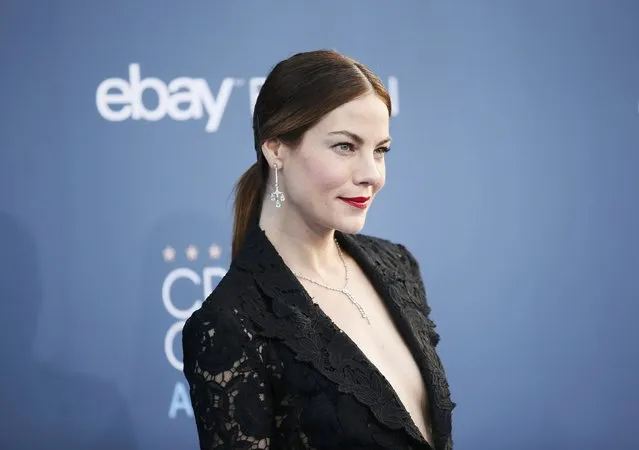 Actress Michelle Monaghan arrives at the 22nd Annual Critics' Choice Awards in Santa Monica, California, U.S., December 11, 2016. (Photo by Danny Moloshok/Reuters)