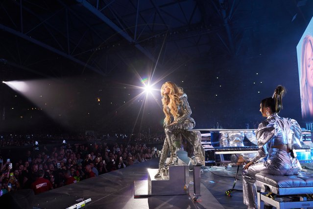 American singer-songwriter Beyoncé performs onstage during the opening night of the “RENAISSANCE WORLD TOUR” at Friends Arena on May 10, 2023 in Stockholm, Sweden. (Photo by Andrew White/The Guardian)
