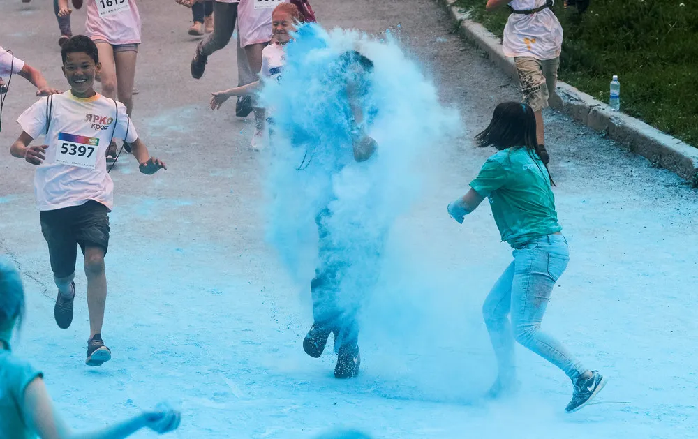Colour Run Race in Kazakhstan