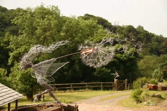 Fantasy Wire Fairies Sculptures By Robin Wight