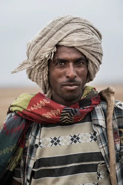 The Afar people have a monopoly on the Danakil Depression and every merchant must stop and pay a fee for each dromedary, mule and donkey in their caravan before leaving. (Photo by Joel Santos/Barcroft Images)