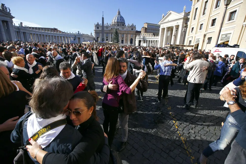 Mass Tango for Pope's 78th Birthday