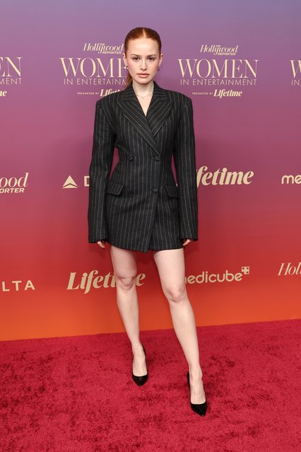 American and South African actress Madelaine Petsch attends The Hollywood Reporter's annual Women in Entertainment Gala at The Beverly Hills Hotel on December 03, 2025 in Beverly Hills, California. (Photo by Amy Sussman/Getty Images)
