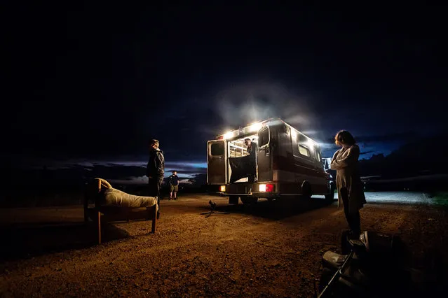 Ben, 29, started the project in Colorado, before travelling to South Dakota, Wyoming, Montana, North Dakota and Nebraska for the poigniant images. (Photo by Anna Tenne/Caters News)