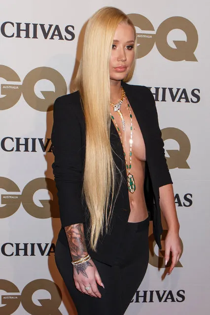 Iggy Azalea arrives at the GQ Men of the Year Awards 2016 at The Ivy on November 16, 2016 in Sydney, Australia. (Photo by Splash News and Pictures)