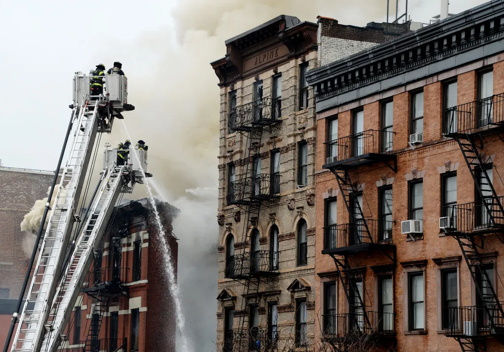 Building Collapse in New York City’s East Village