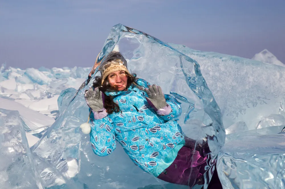 The Turquoise Ice Lake Baikal