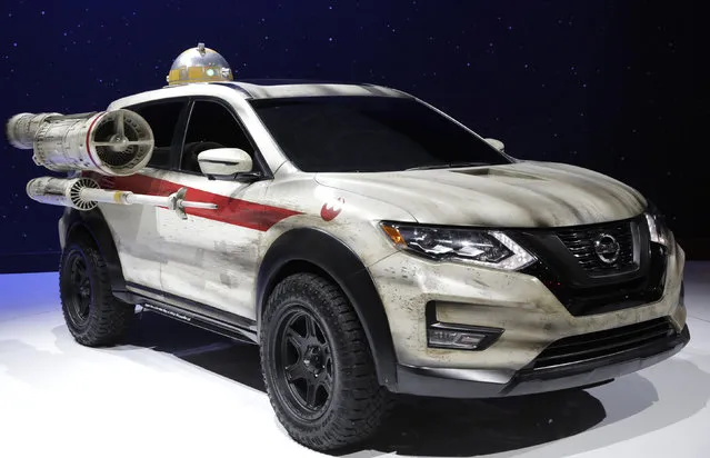 The Star Wars Rogue One-themed Nissan Rogue is displayed at the 2017 New York International Auto Show in New York City on April 12, 2017. (Photo by Lucas Jackson/Reuters)