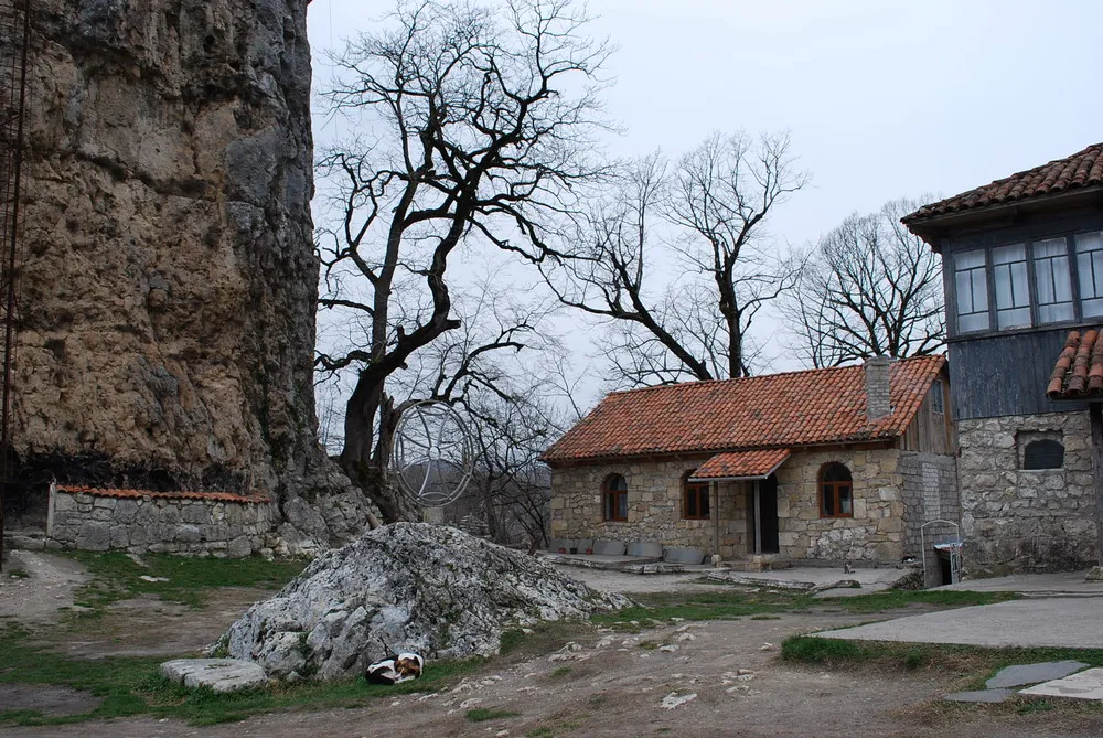 Katskhi Pillar In Georgia