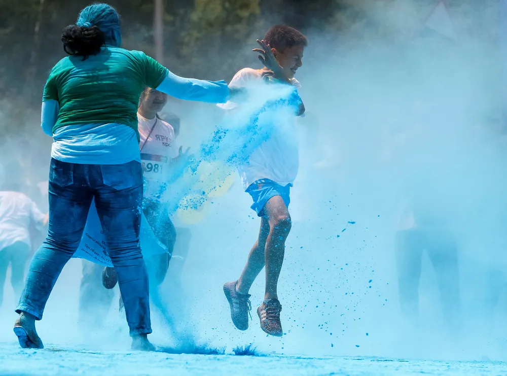 Colour Run Race in Kazakhstan