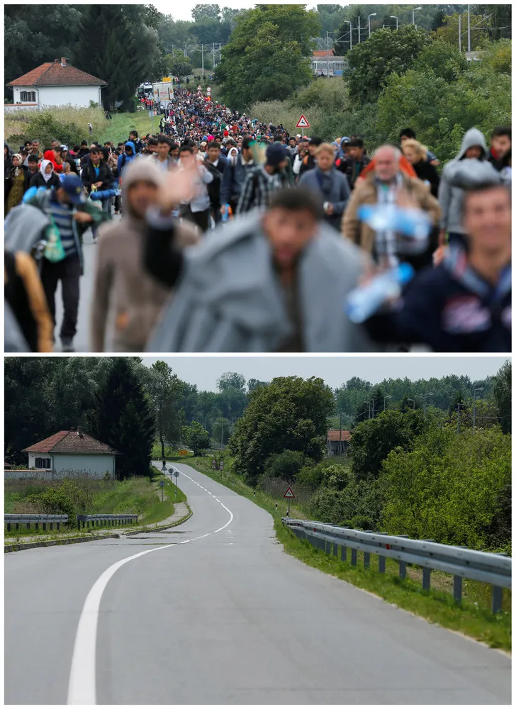 Migrant Routes a Year On