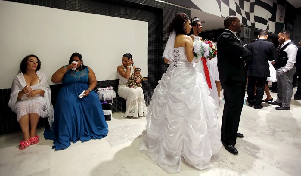 Mass Wedding Ceremony in Sao Paulo