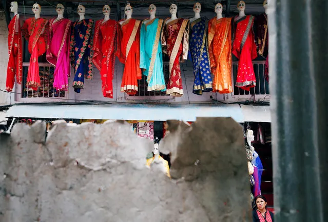 Mannequins are displayed outside a clothing shop in Kathmandu, Nepal July 18, 2018. (Photo by Navesh Chitrakar/Reuters)