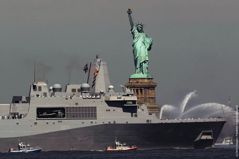 Annual Fleet Week Starts With Parade Of Ships Coming Into New York Harbor