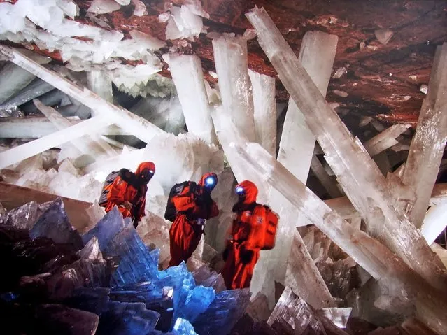 Giant Crystal Cave in Naica, Mexico