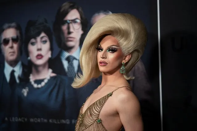 American drag queen Aquaria attends the Premiere of the film “House of Gucci” at Jazz at Lincoln Center in New York City, New York, U.S., November 16, 2021. (Photo by Eduardo Munoz/Reuters)
