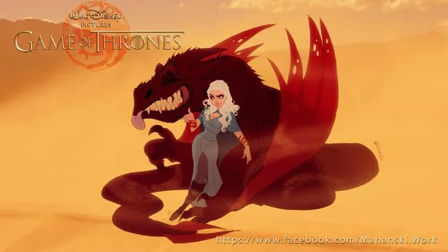 Game Of Thrones Disney Style By Fernando Mendonca And Anderson Mahans
