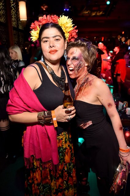 Guests attend Moto X presents Heidi Klum's 15th Annual Halloween Party sponsored by SVEDKA Vodka at TAO Downtown on October 31, 2014 in New York City. (Photo by Mike Coppola/Getty Images for Heidi Klum)