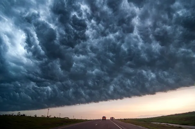 Northern Oklahoma storm clouds. (Photo by Dennis Oswald/Caters News)