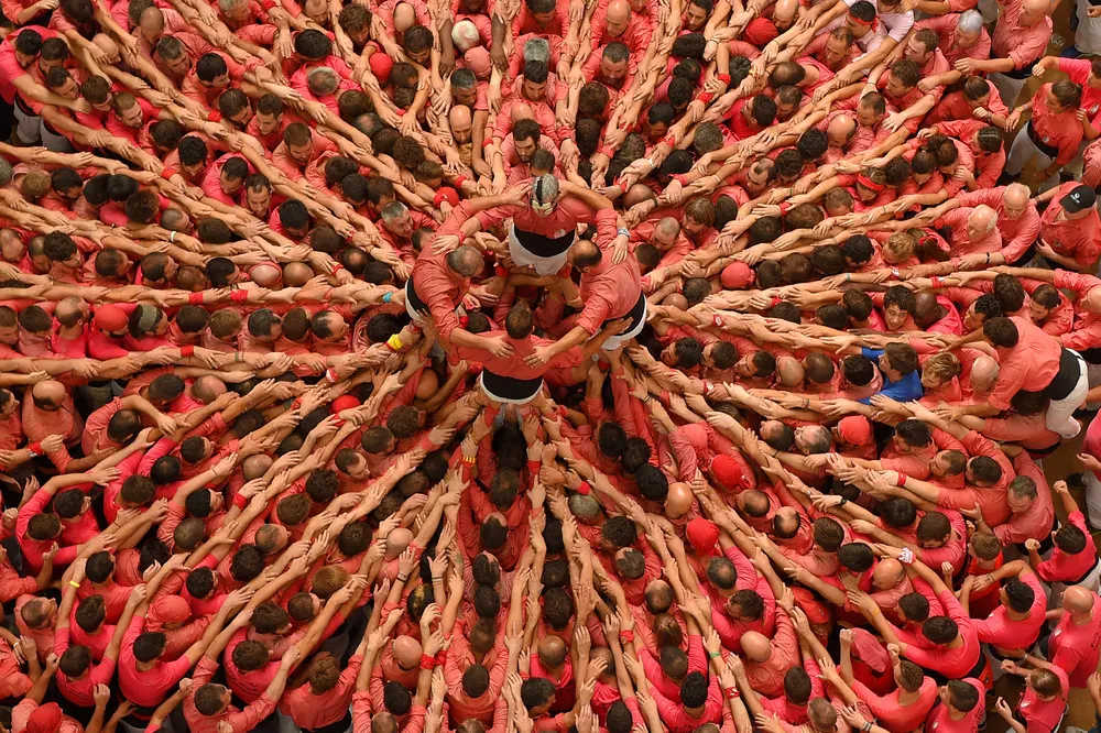 Spanish Human Towers