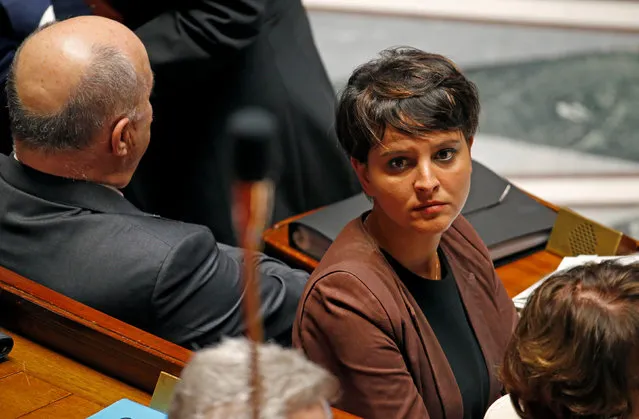 French Education Minister Najat Vallaud-Belkacem attends the questions to the government session at the National Assembly in Paris, France, November 2, 2016. (Photo by Jacky Naegelen/Reuters)
