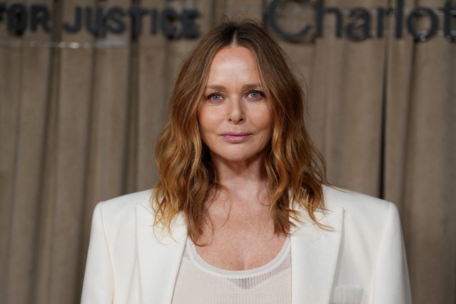Fashion designer Stella McCartney attends George and Amal Clooney's annual fundraiser “The Albie Awards” in London, Britain, on October 3, 2025. (Photo by Maja Smiejkowska/Reuters)