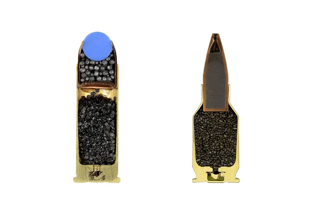 Cross Sections of Bullets by Sabine Pearlman