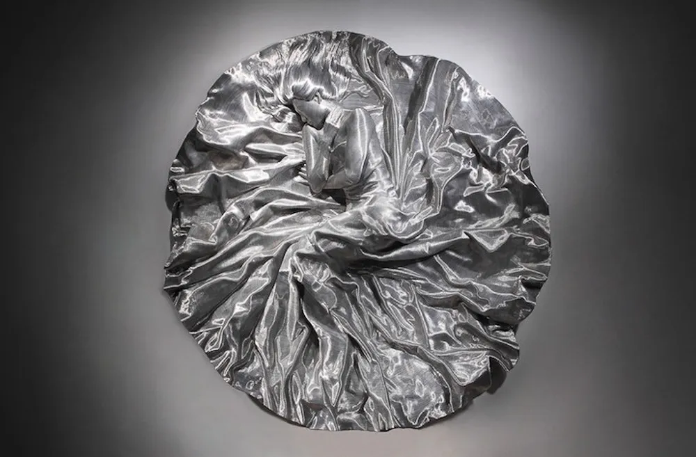 Aluminum Wire Sculptures by Seung Mo Park