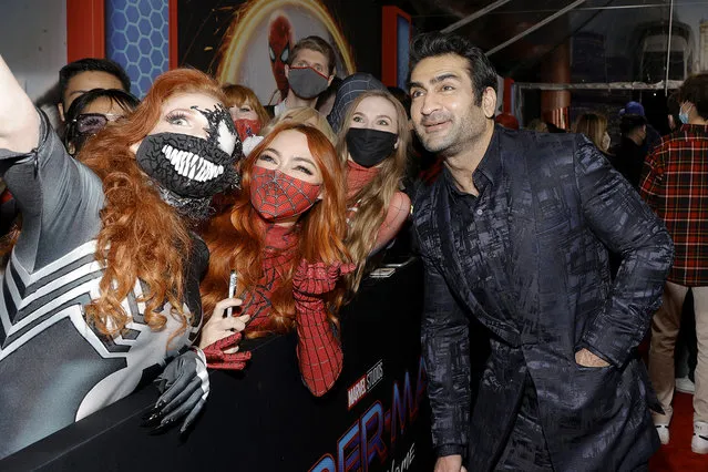 Pakistani-American comedian Kumail Nanjiani attends Sony Pictures' “Spider-Man: No Way Home” Los Angeles Premiere on December 13, 2021 in Los Angeles, California. (Photo by Amy Sussman/Getty Images)