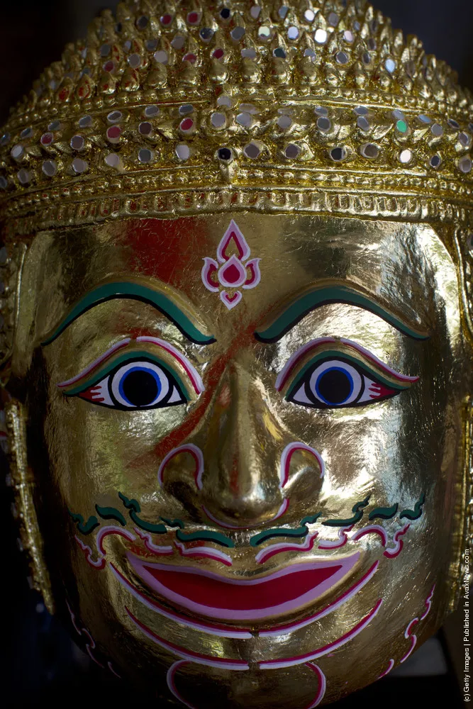 Manufacture Of Traditional Thai Khon Masks
