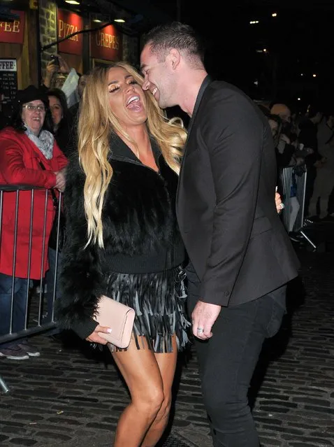 Katie Price and Kieran Hayler sighting at Gilgalmesh club Camden on March 18, 2017 in London, England. (Photo by Can Nguyen/rex Features/Shutterstock)