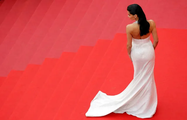 Model Adriana Lima attends the “Nelyobov (Loveless)” screening during the 70th annual Cannes Film Festival at Palais des Festivals on May 18, 2017 in Cannes, France. (Photo by Regis Duvignau/Reuters)