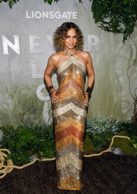 American actress Halle Berry attends the “Never Let Go” world premiere at Regal Times Square on Monday, Sept. 16, 2024, in New York. (Photo by Evan Agostini/Invision/AP Photo)