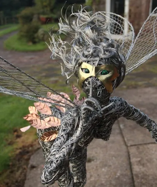 Fantasy Wire Fairies Sculptures By Robin Wight