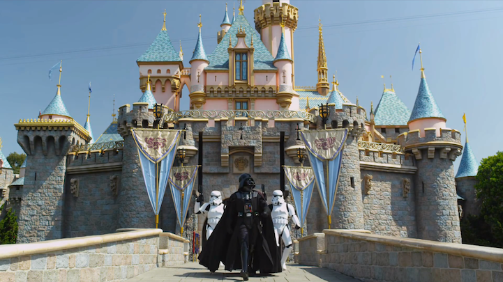 Darth Vader in Disneyland
