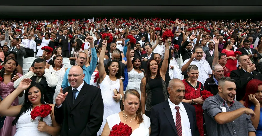 Mass Wedding Ceremony in Sao Paulo